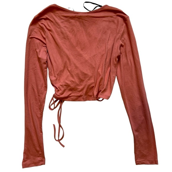 Forever 21 cotton long sleeve Wrap around - Picture 3 of 5